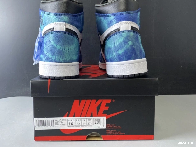 1 High Jordan Tie-Dye Air CD0461-100 OG 0721